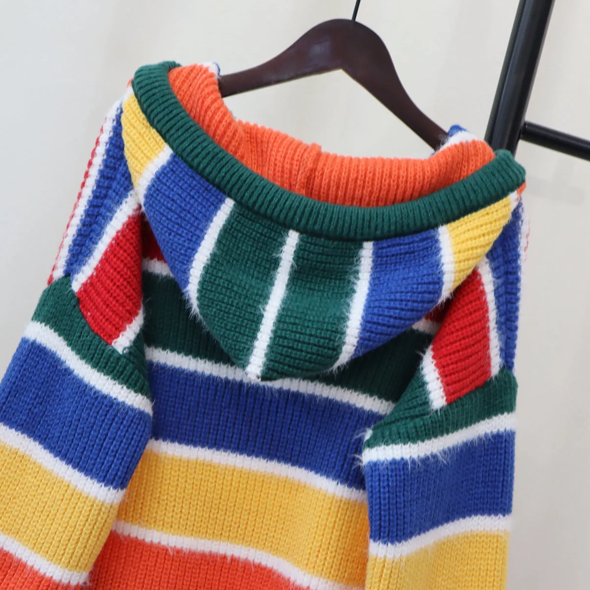 Colorful Hooded Sweater