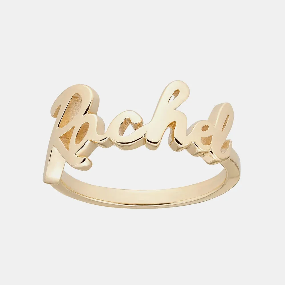 Custom Name Ring