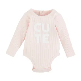 Cute Crawler Set  - Pink - 6-9month