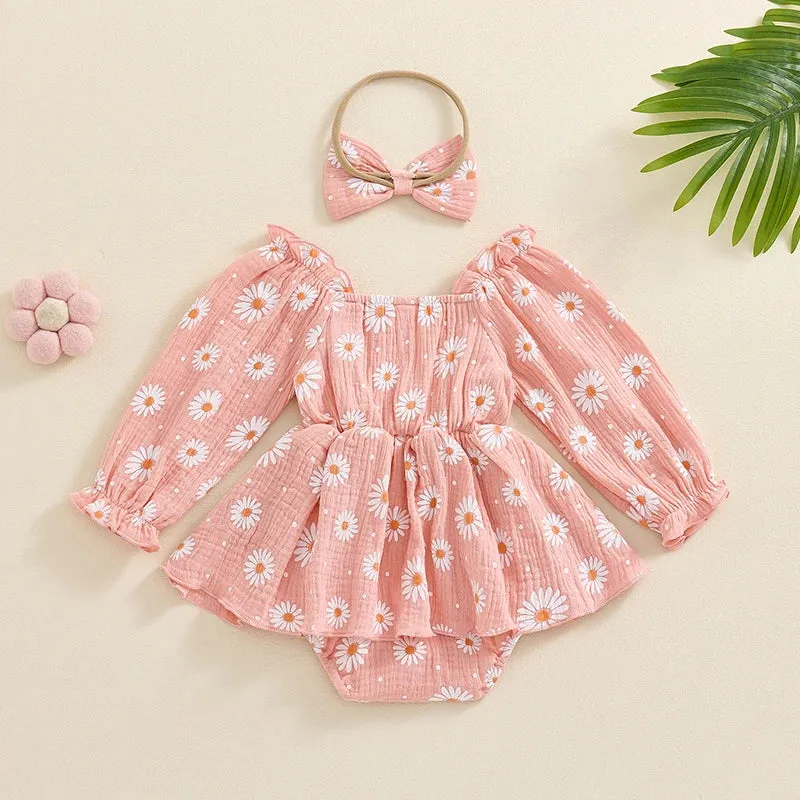 DAISY Muslin Romper Dress