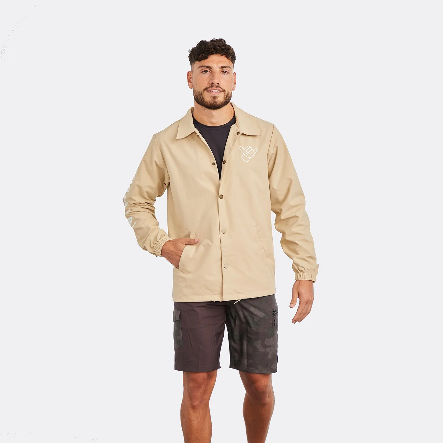 Davey Jones Button Down Coaches Jacket