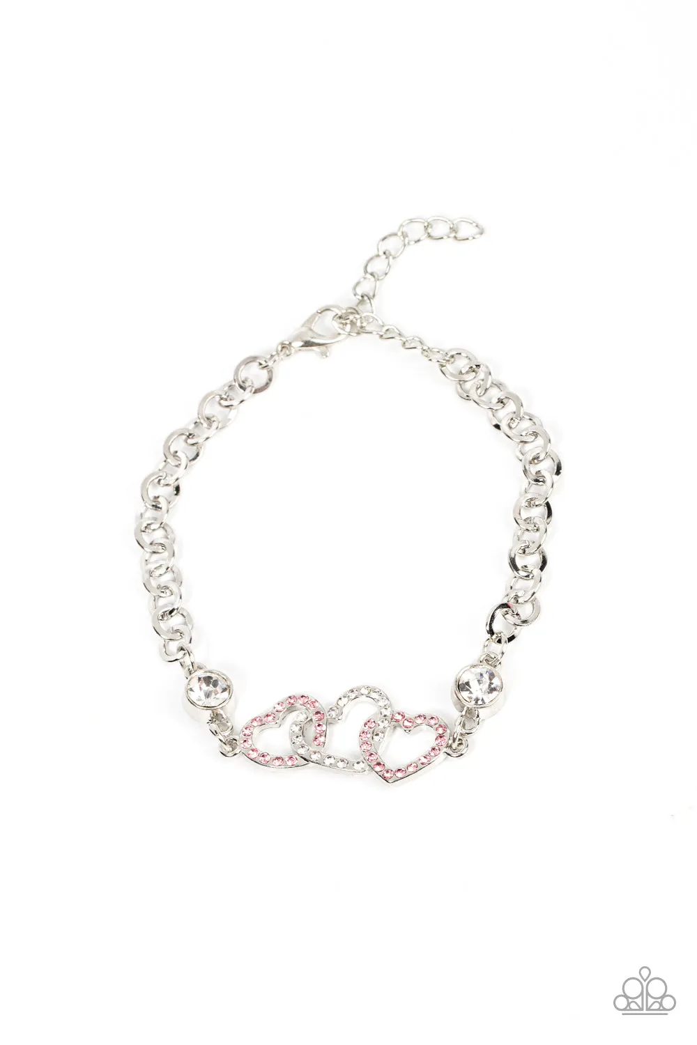 Desirable Dazzle - Pink Bracelet