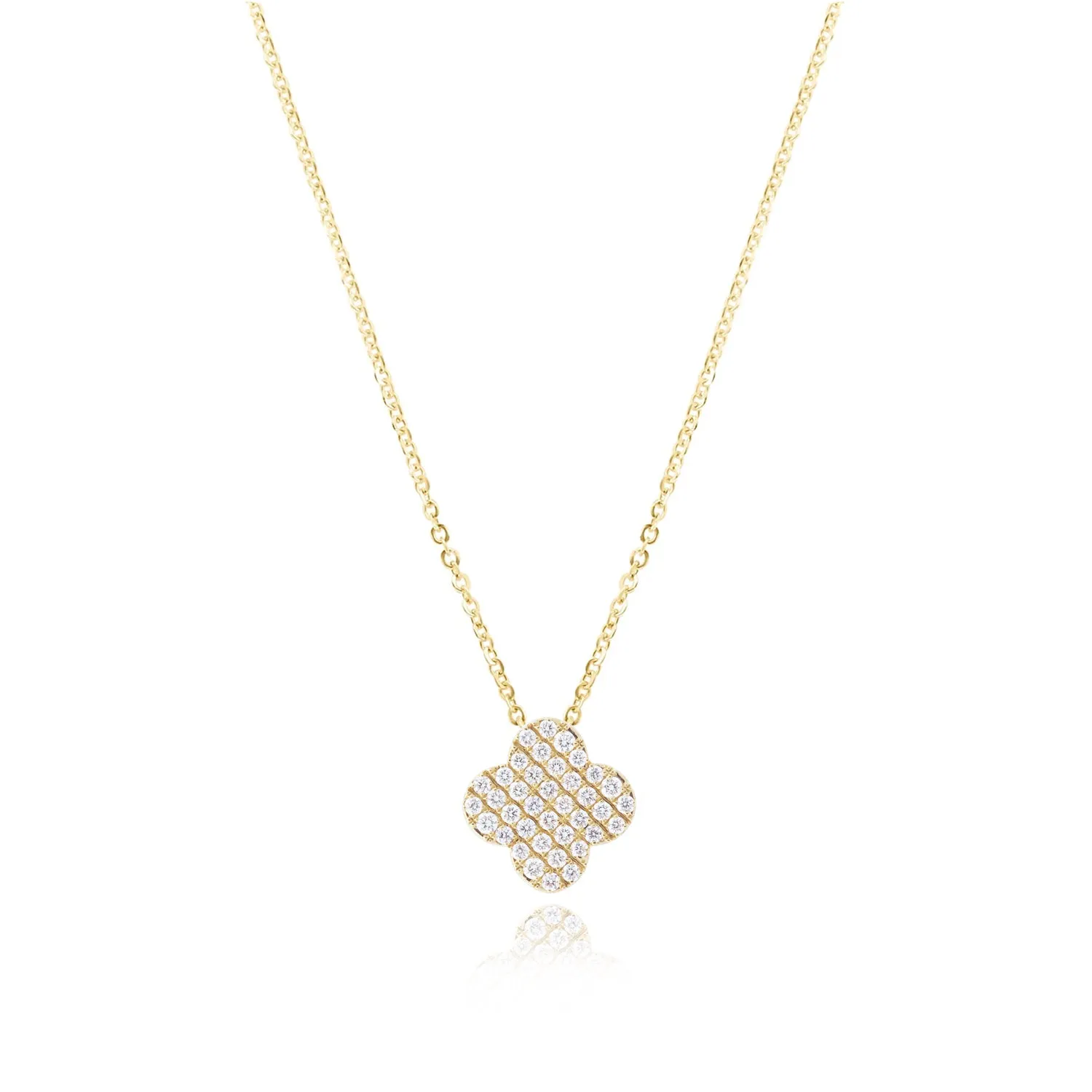 Diamond Clover Necklace