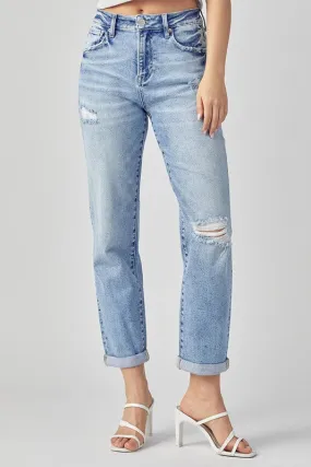 Distressed Boyfriend Jean