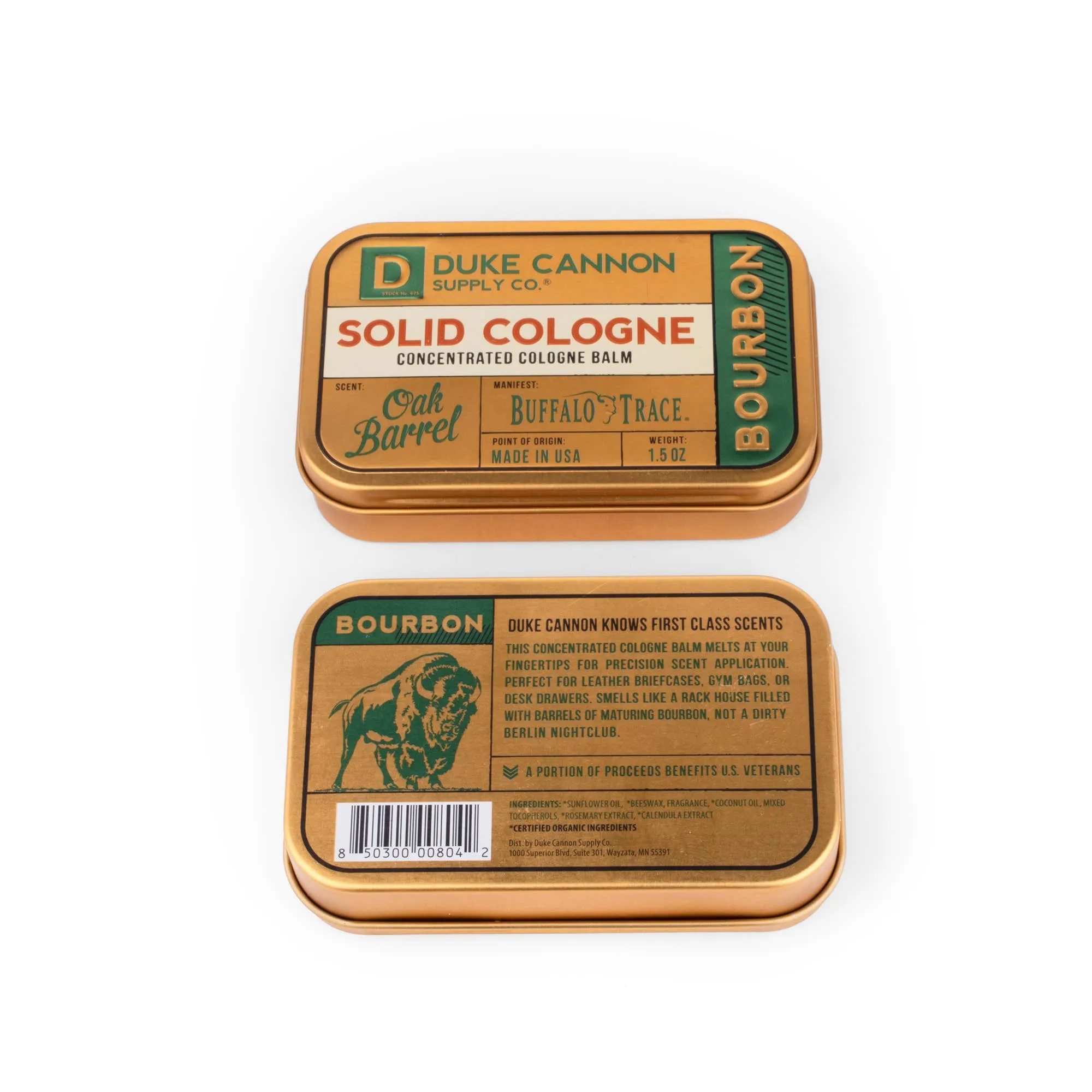 Duke Cannon Solid Cologne - Bourbon