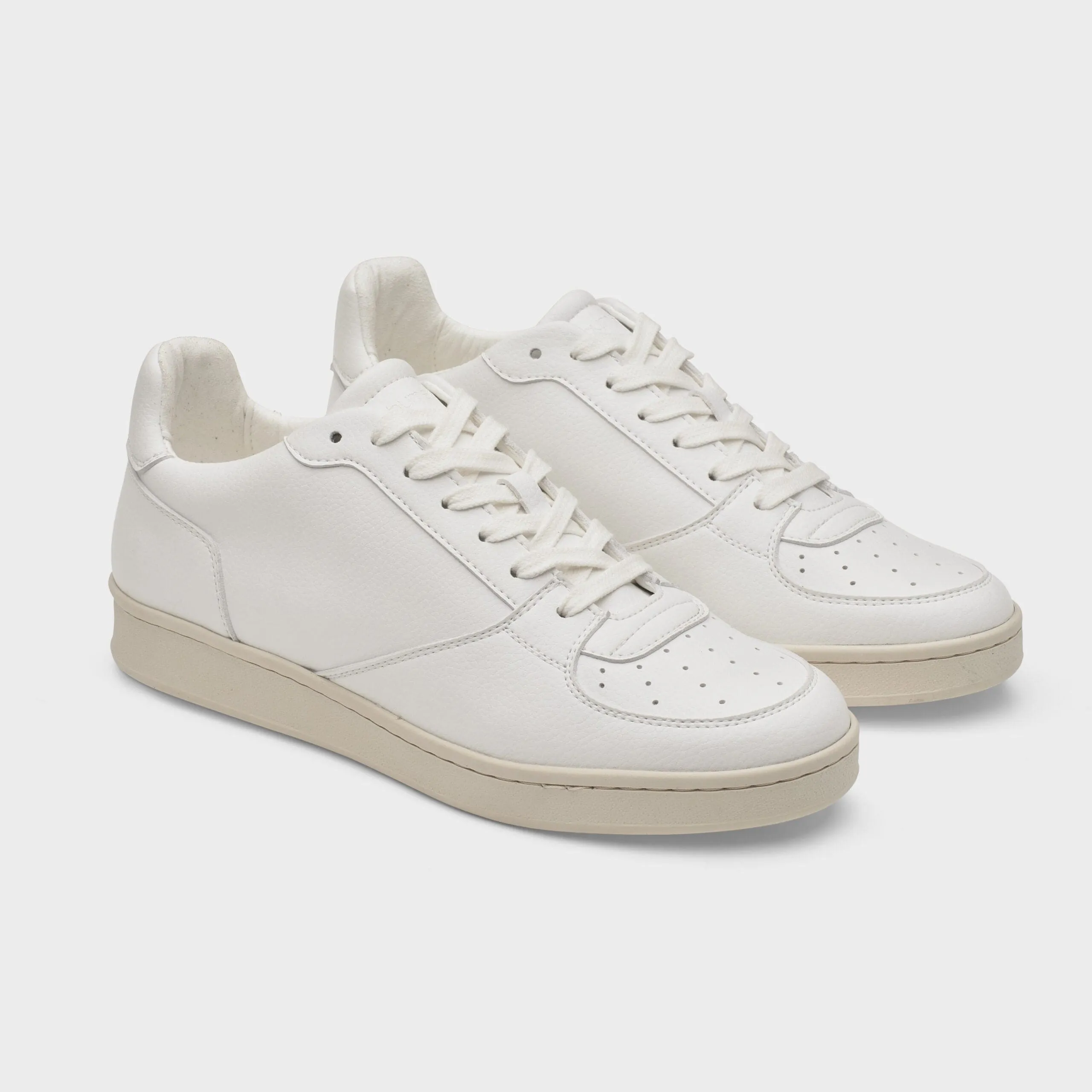 Eden V3 Sustainable Vegan Leather Unisex Trainer | White