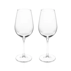 Eternity Crystal Wine Glasses Pair