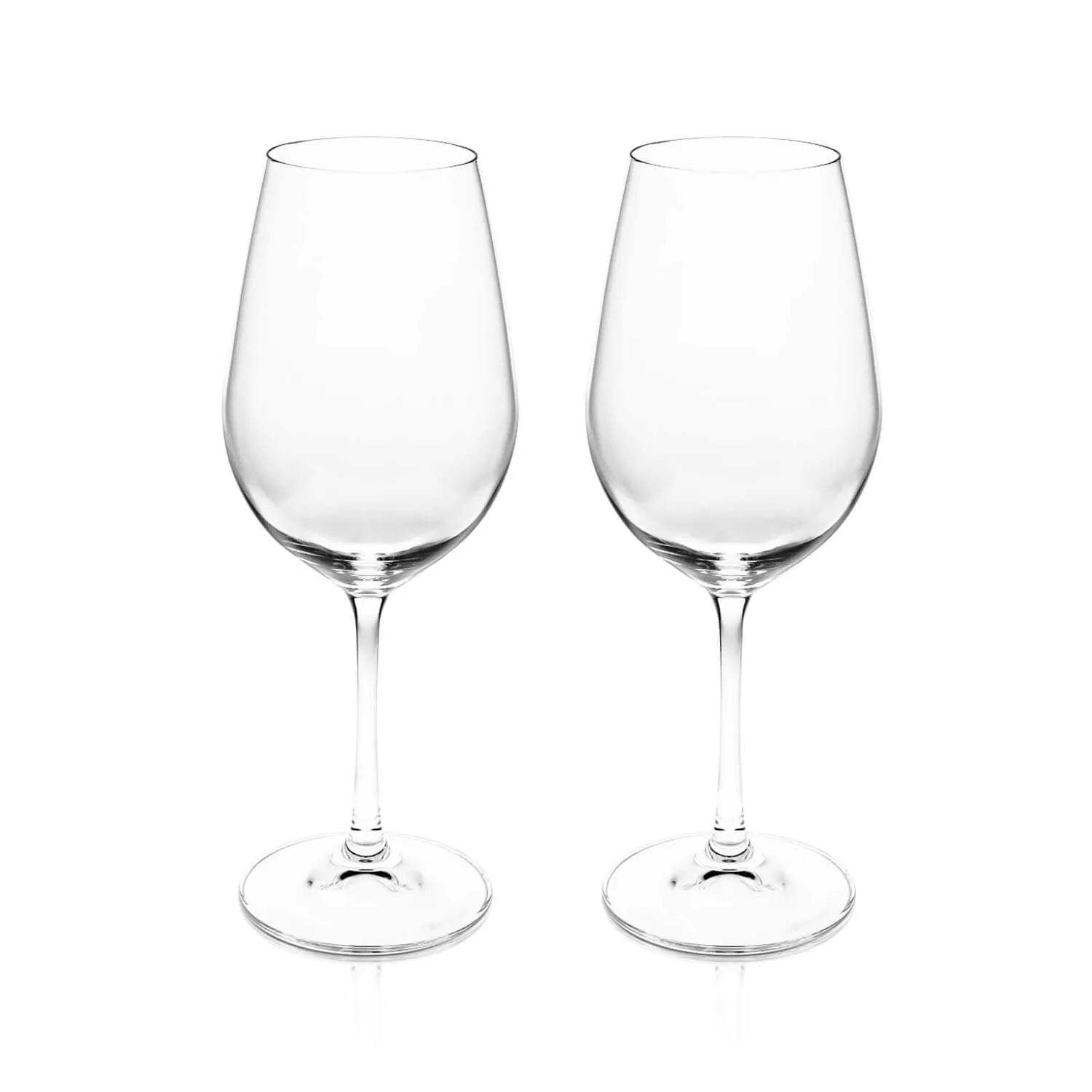 Eternity Crystal Wine Glasses Pair