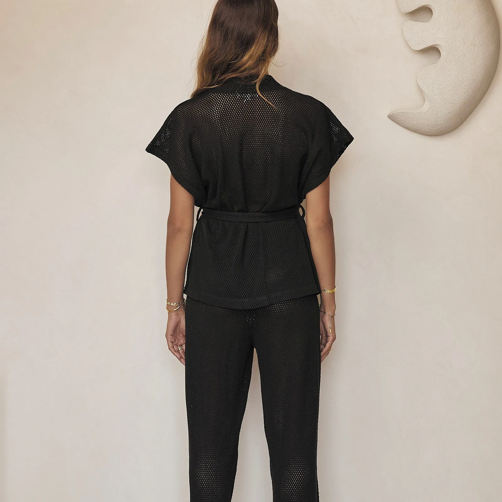 Ferrara Pants Set - Liquorice