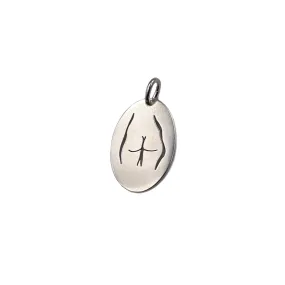 Fine Line Charm, Silver