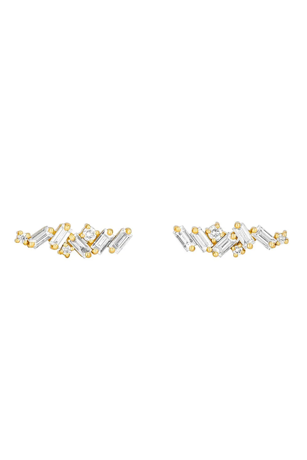 Frenzy Diamond Stud Earrings