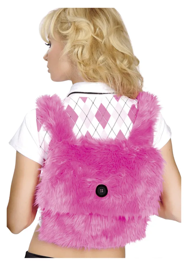 Fur Back Pack