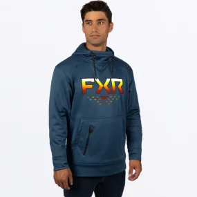 FXR Men's Helium Tech Pullover Fleece Slate/Inferno