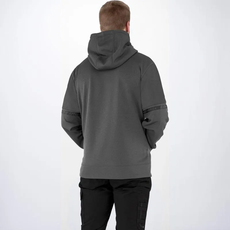 FXR Race Division Tech Pullover Fleece Grey Heather/Black