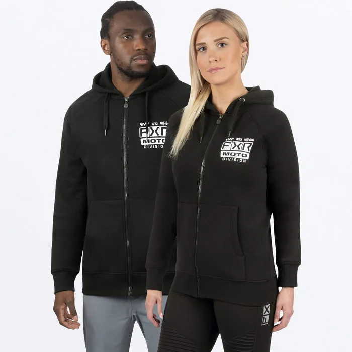 FXR Unisex Gladiator Zip Fleece Black/White