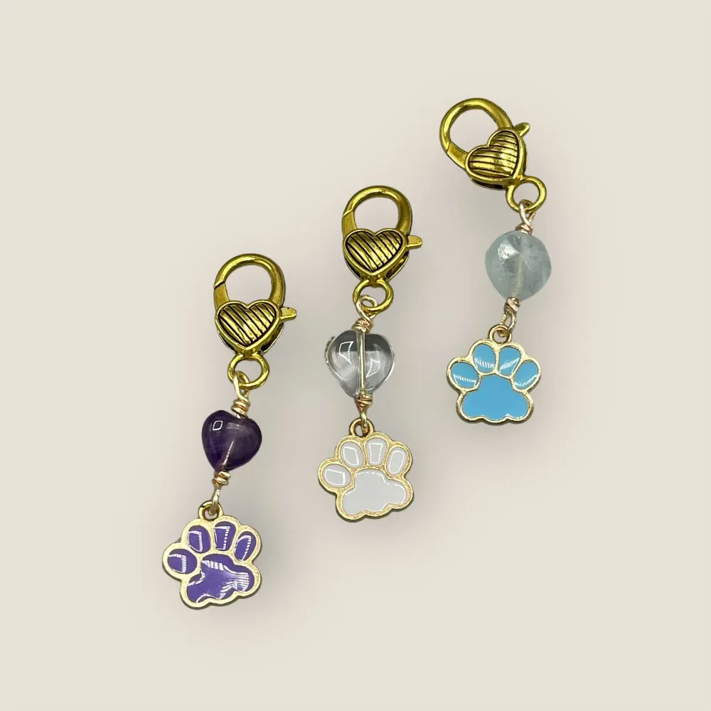 Gemstone Pet collar Charms