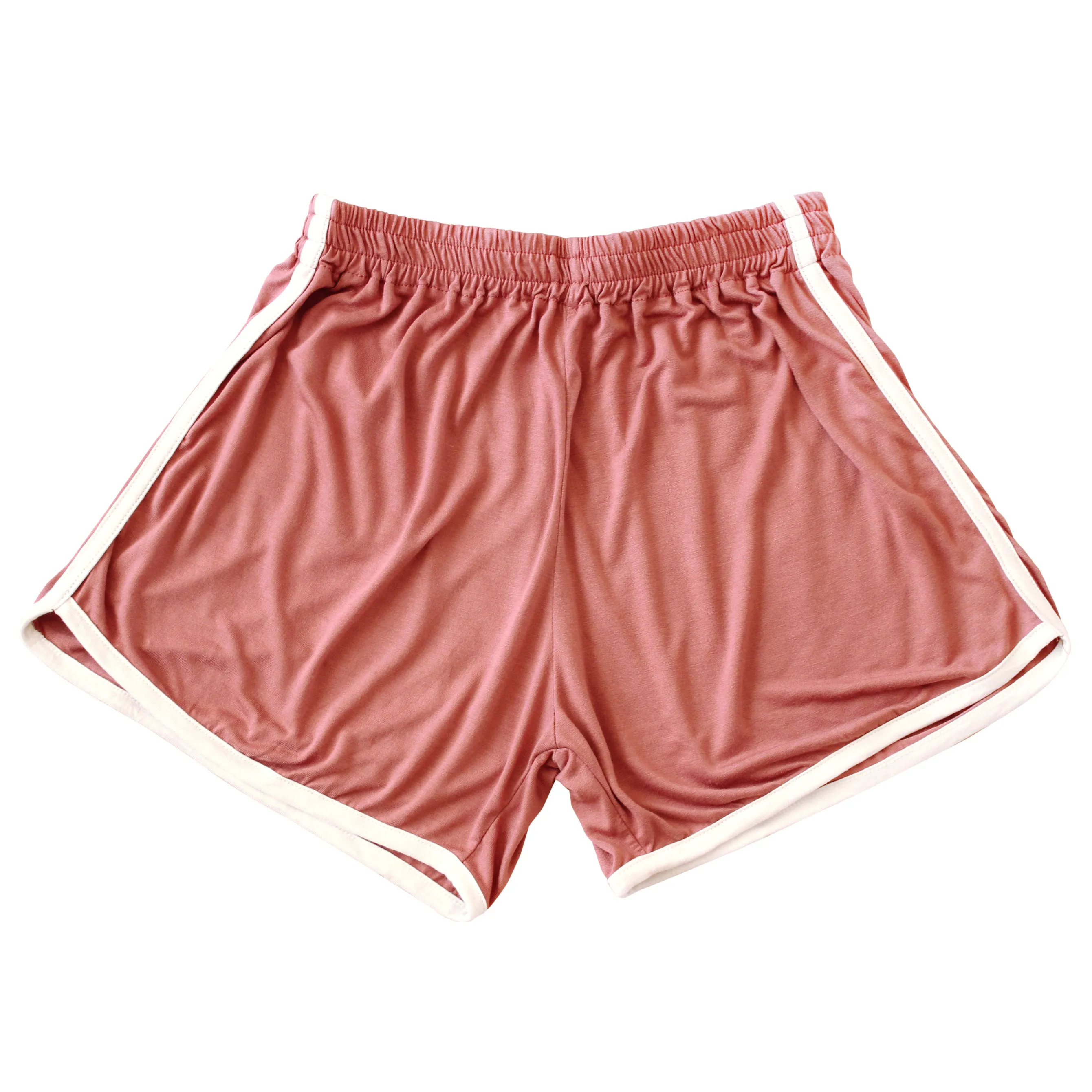 GIRL Seaside Runner Bamboo Shorts, in Desert Rose