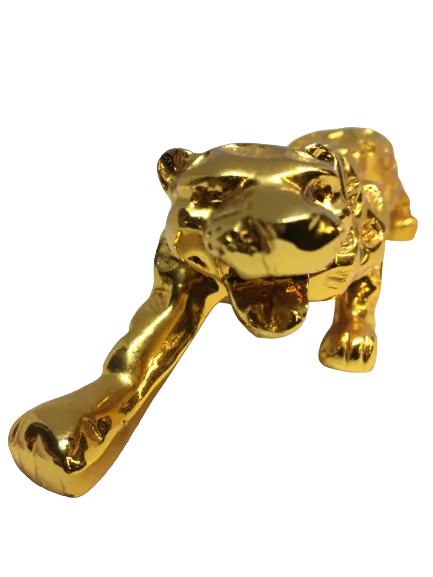 Golden Leopard Statue