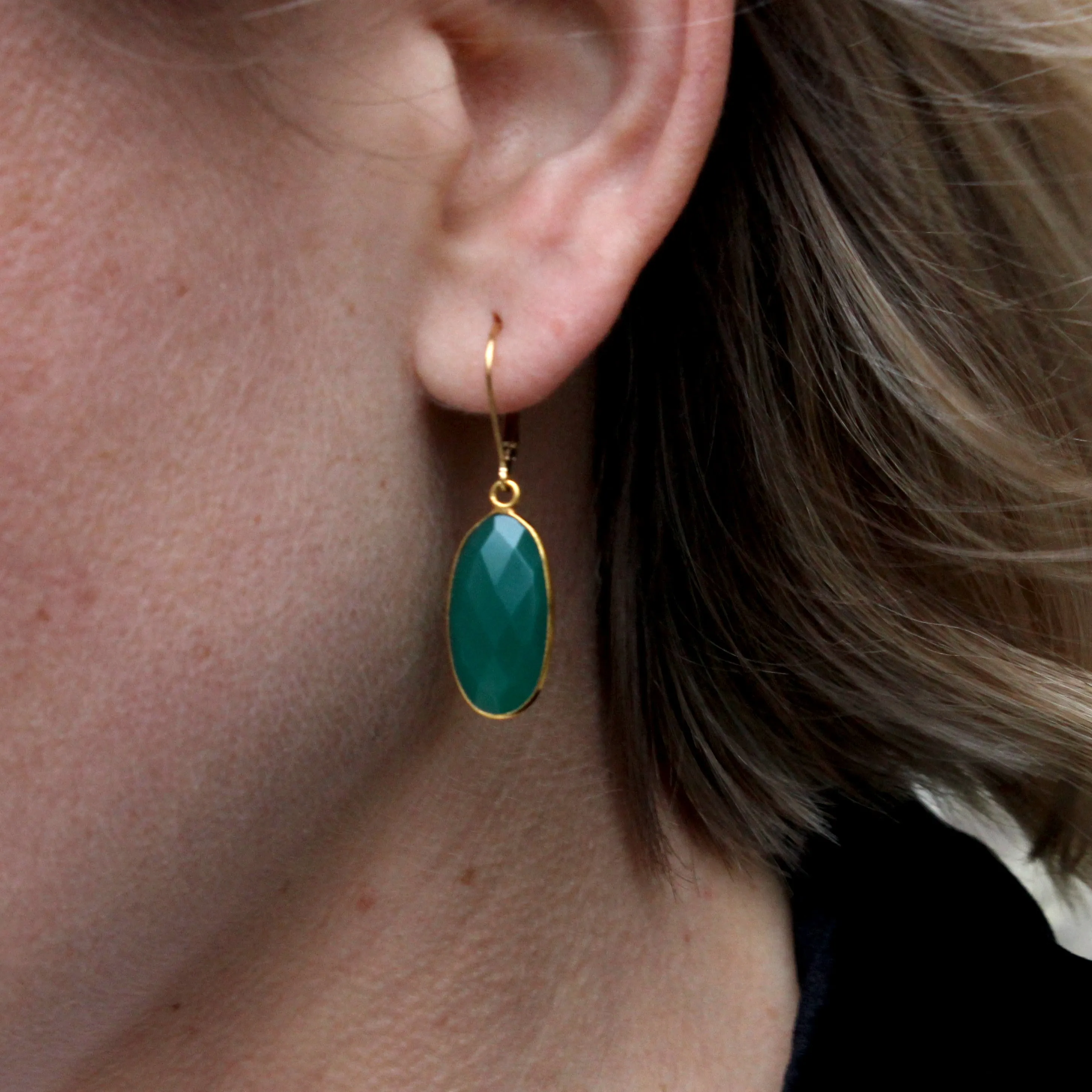 Green Garnet Earrings