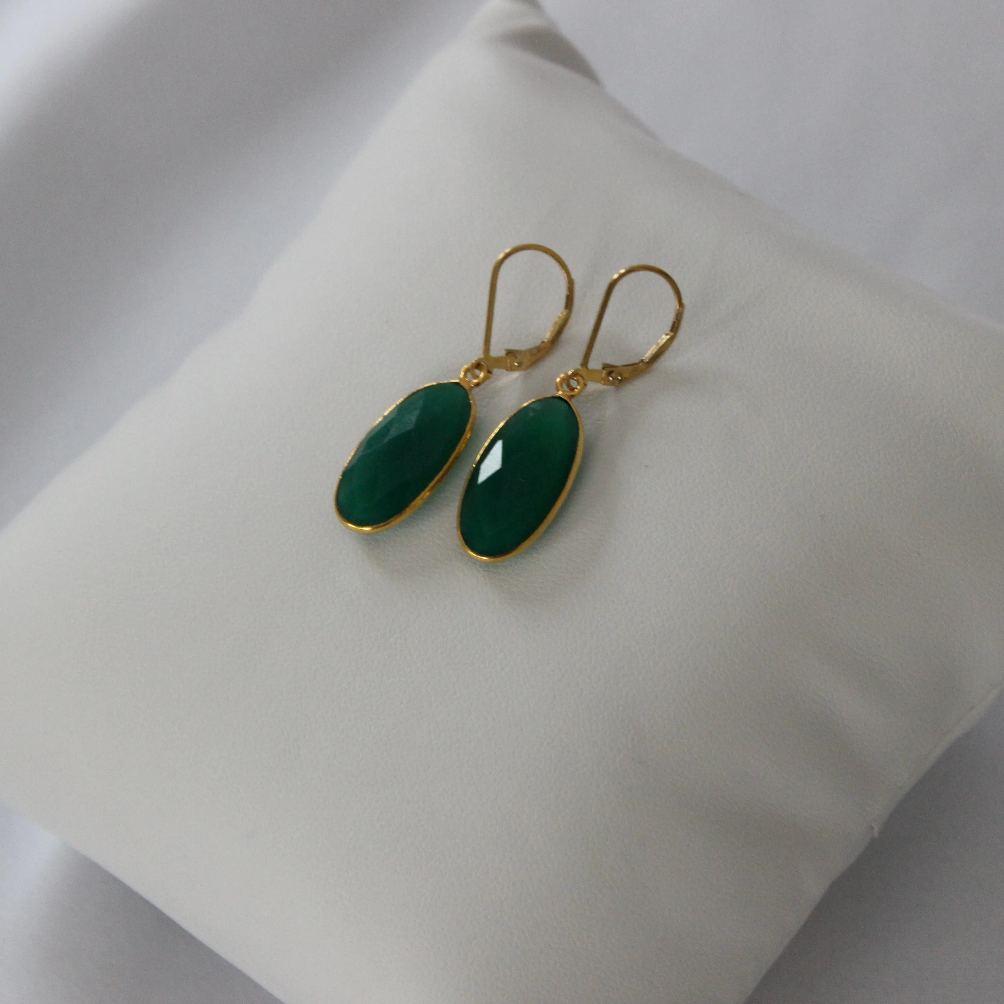 Green Garnet Earrings