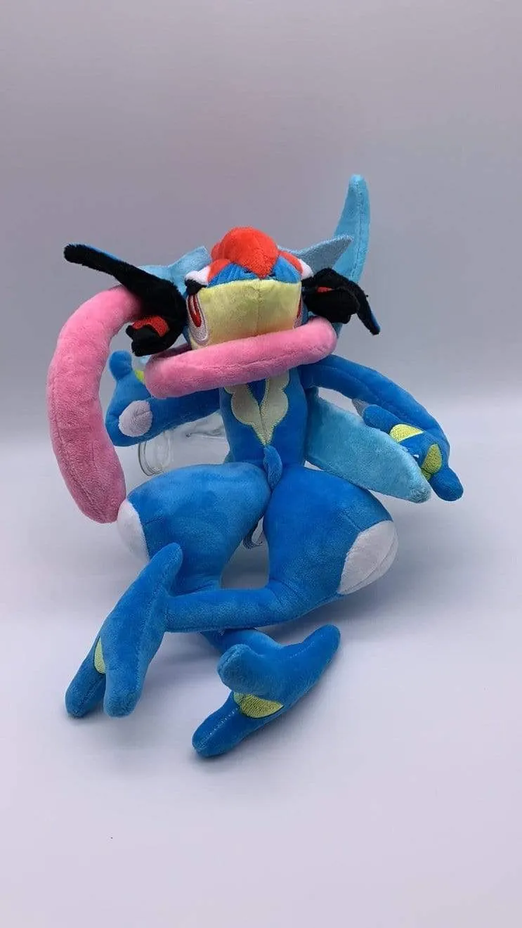 Greninja plush toy Japan Anime Cartoon Elf Popularity ranking first Stuffed Toys Blue Frog Soft Animal plush doll