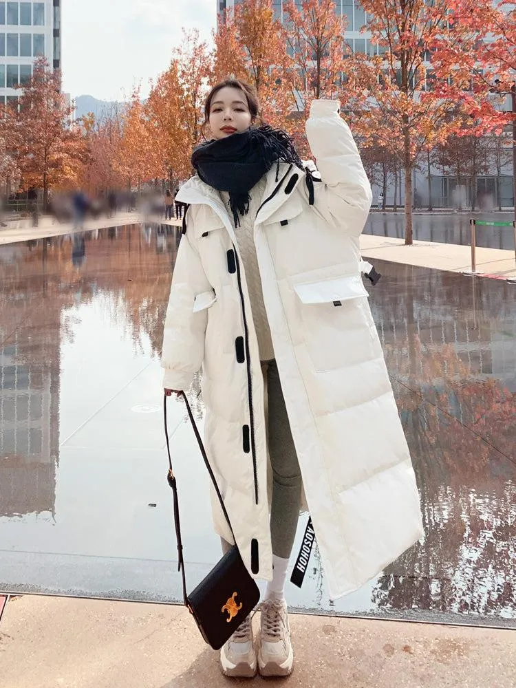 Hannah Hooded Long Puffer Parka