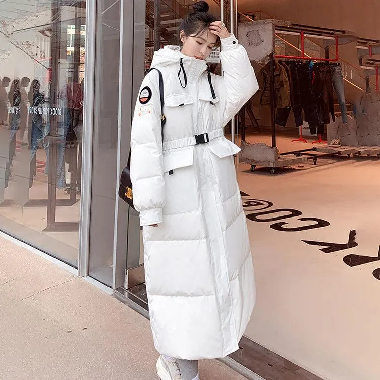 Hannah Hooded Long Puffer Parka