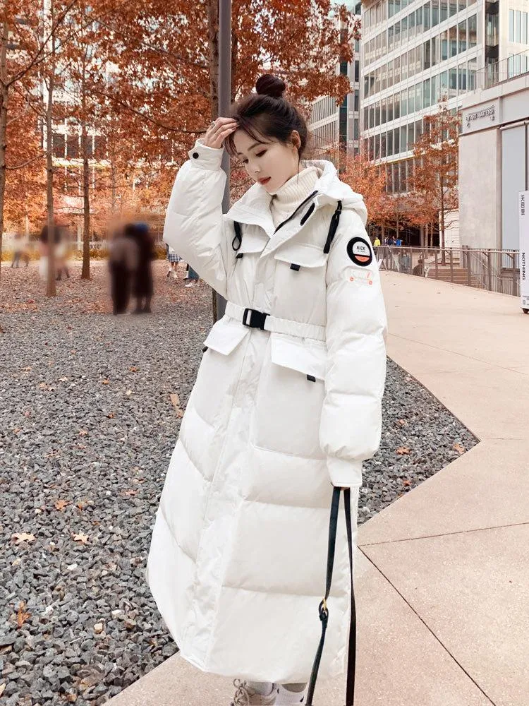 Hannah Hooded Long Puffer Parka