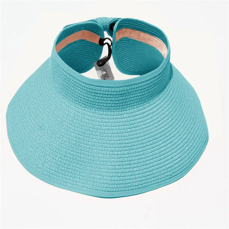 Haute Edition Women's Roll Up Packable Sun Visor Hat