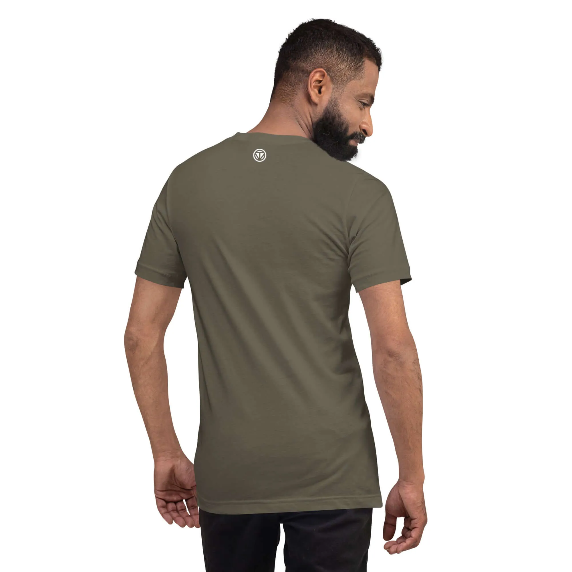 Herren Baumwoll T-Shirt RIDE (Armygrün)