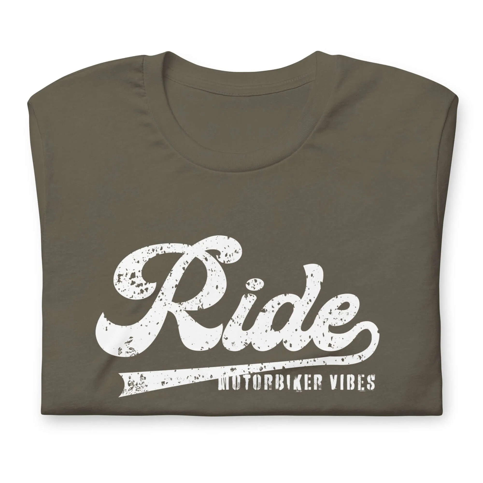 Herren Baumwoll T-Shirt RIDE (Armygrün)