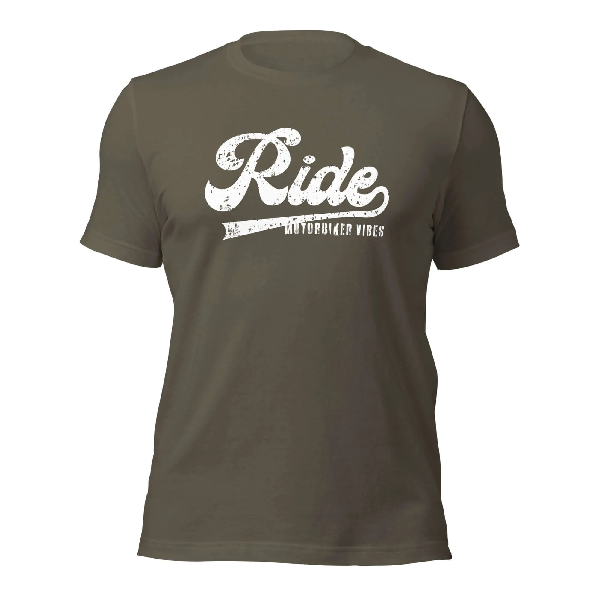 Herren Baumwoll T-Shirt RIDE (Armygrün)