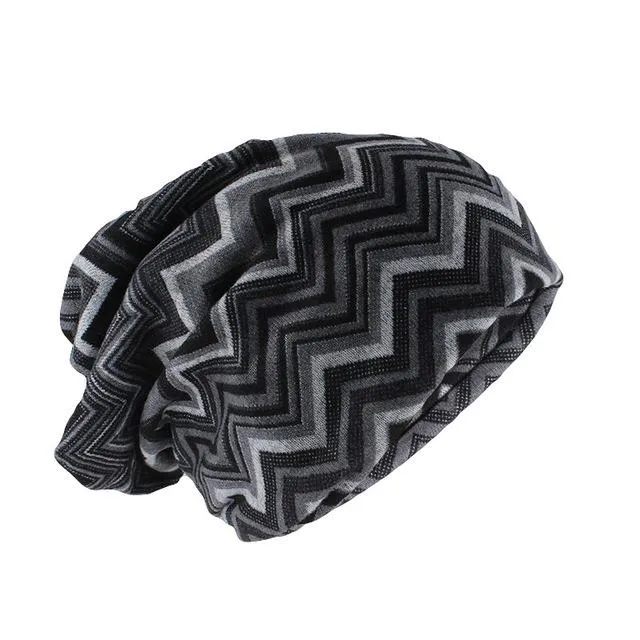 Hip-hop Geometric Beanie, Scarf or Skullie