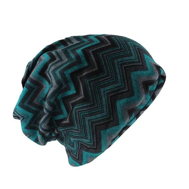 Hip-hop Geometric Beanie, Scarf or Skullie