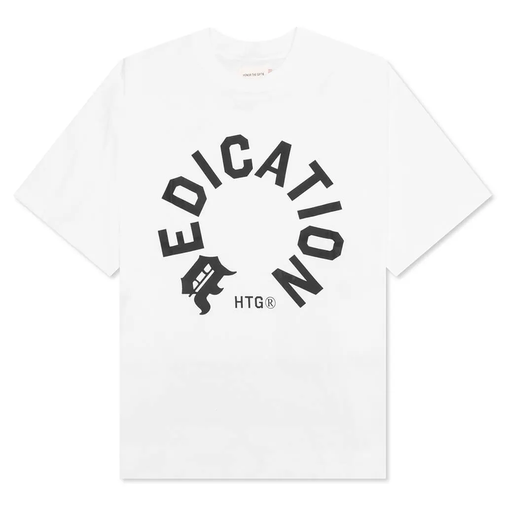 HTG Dedication S/S Tee - White