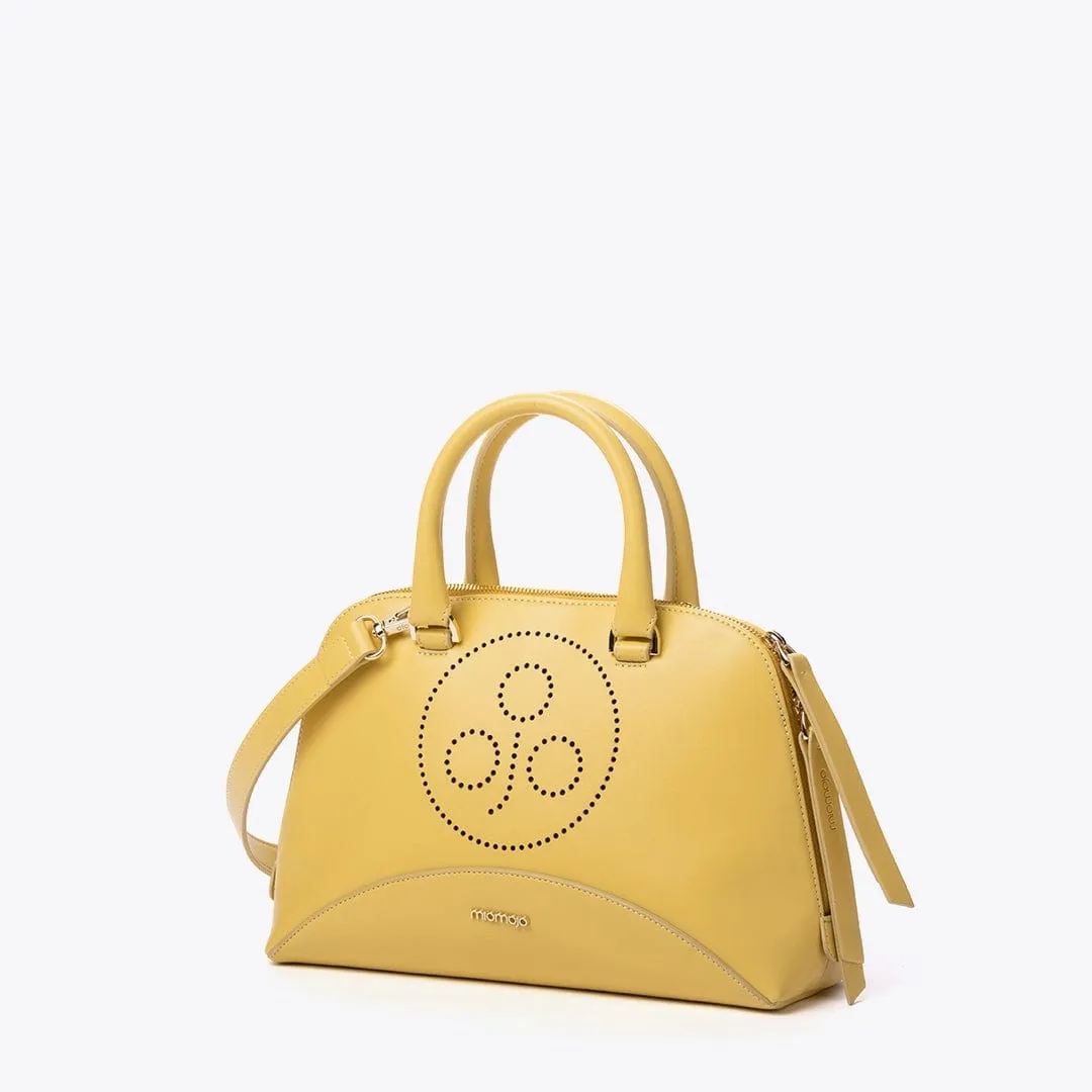 Isotta Vegan Apple Leather Handbag | Banana