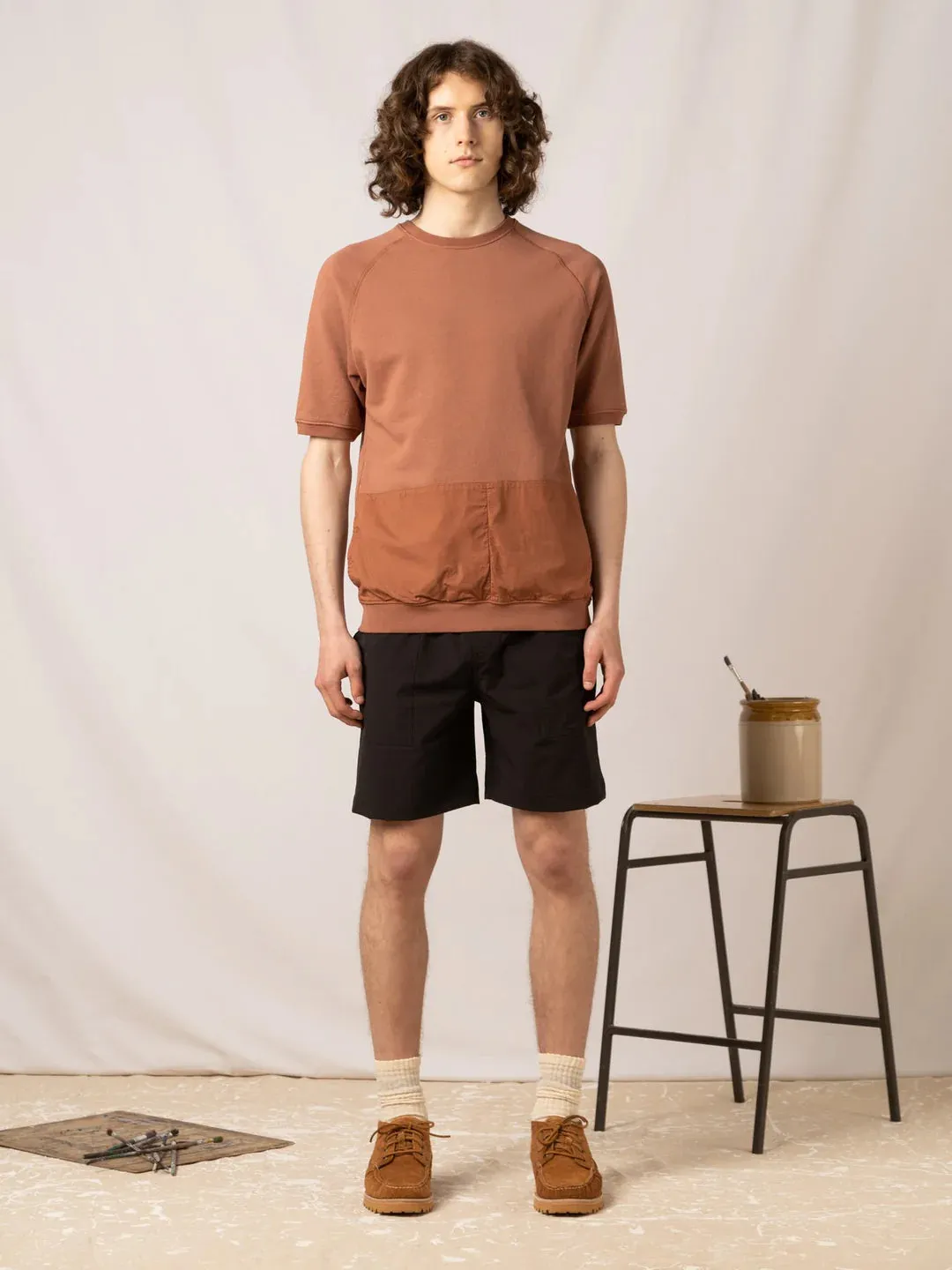 KESTIN Pease Short in Black Japanese Cordura® Ripstop