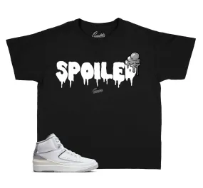 Kids Cement Grey 2 Shirt - Spoiled - Black