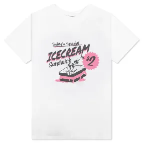 Kids Sammie S/S Tee - White