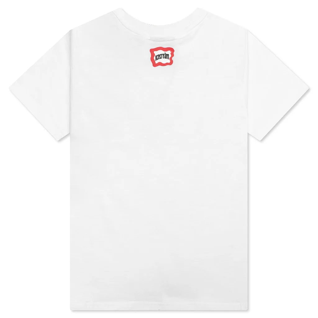 Kids Sammie S/S Tee - White