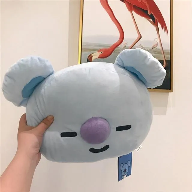 Kpop idol image Kawaii Stuffed Doll Plush Toys Lovely Animal Pillow Dog Rabbit Horse Koala Sheep Sofa Soft Gift For Fans Girl