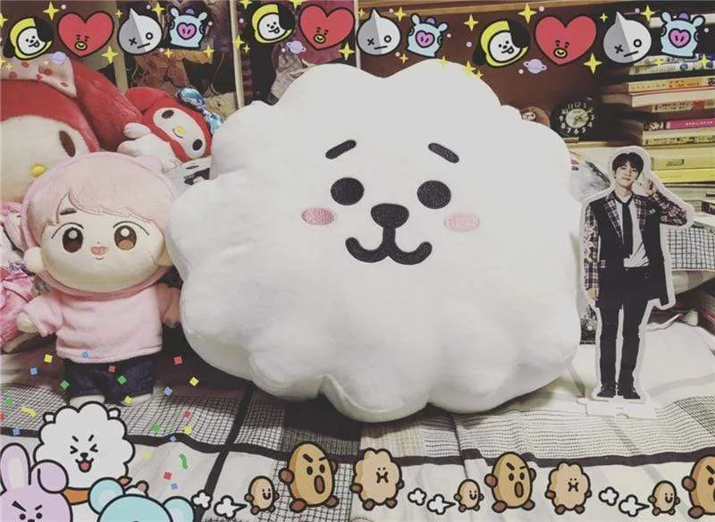 Kpop idol image Kawaii Stuffed Doll Plush Toys Lovely Animal Pillow Dog Rabbit Horse Koala Sheep Sofa Soft Gift For Fans Girl