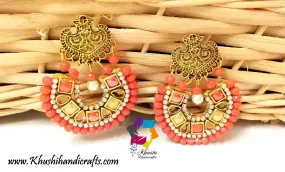 Kundan Chandbali Earrings