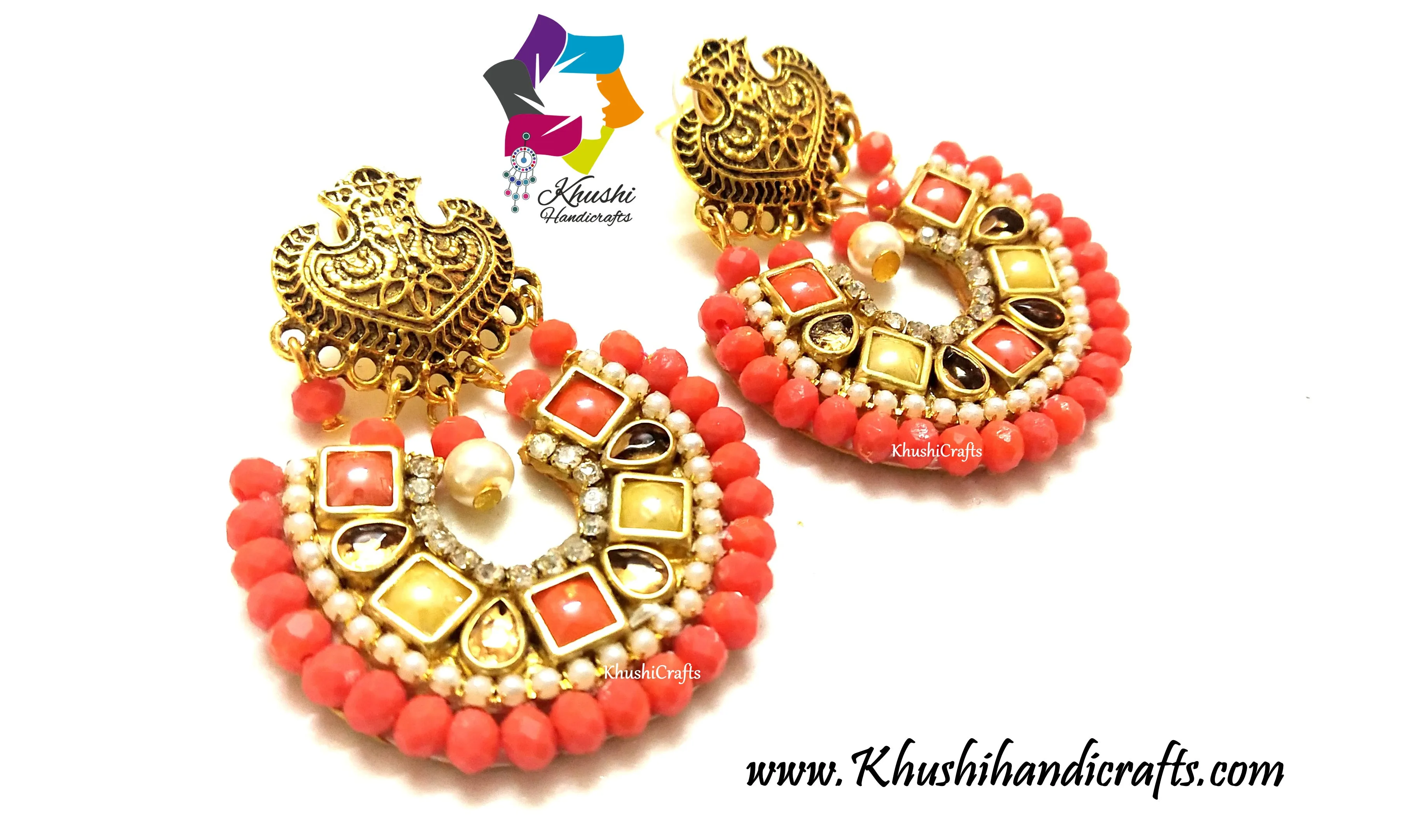 Kundan Chandbali Earrings