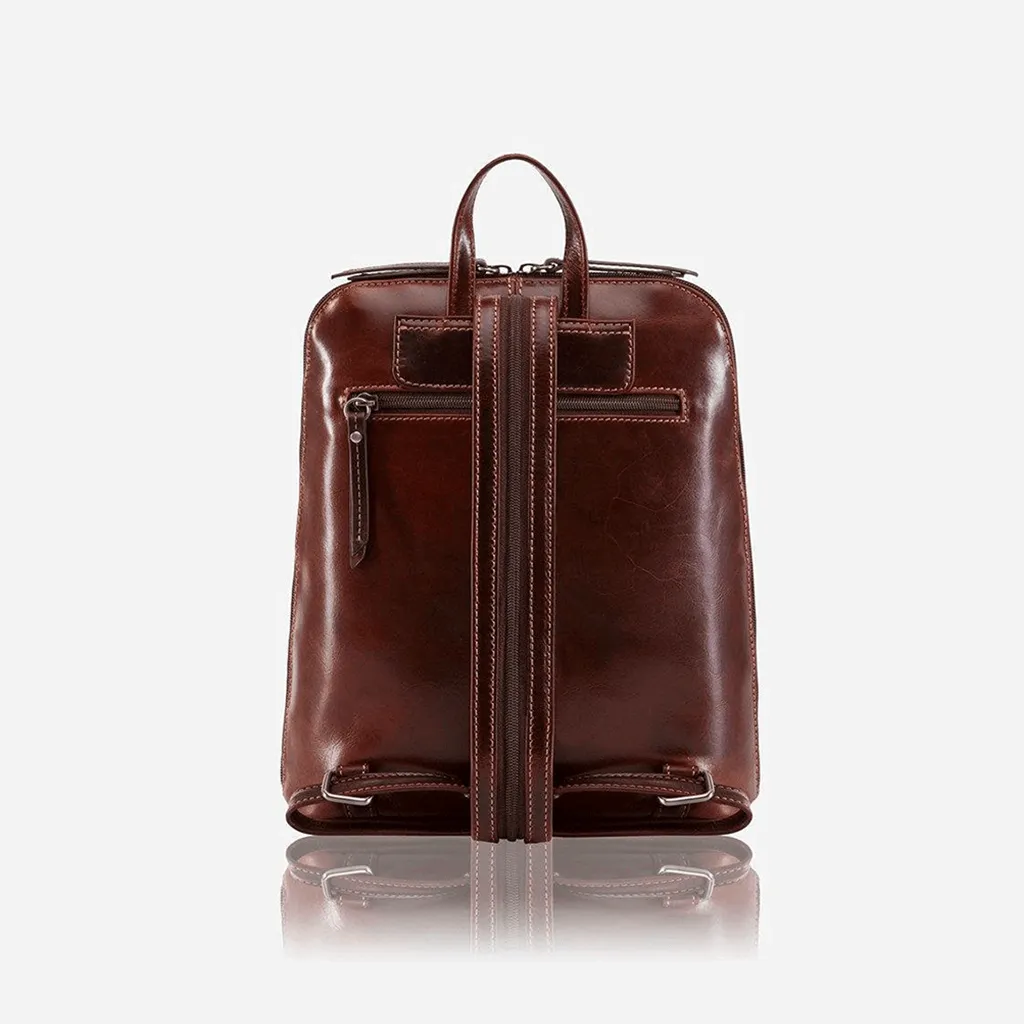 Ladies Slim Backpack, Tobacco