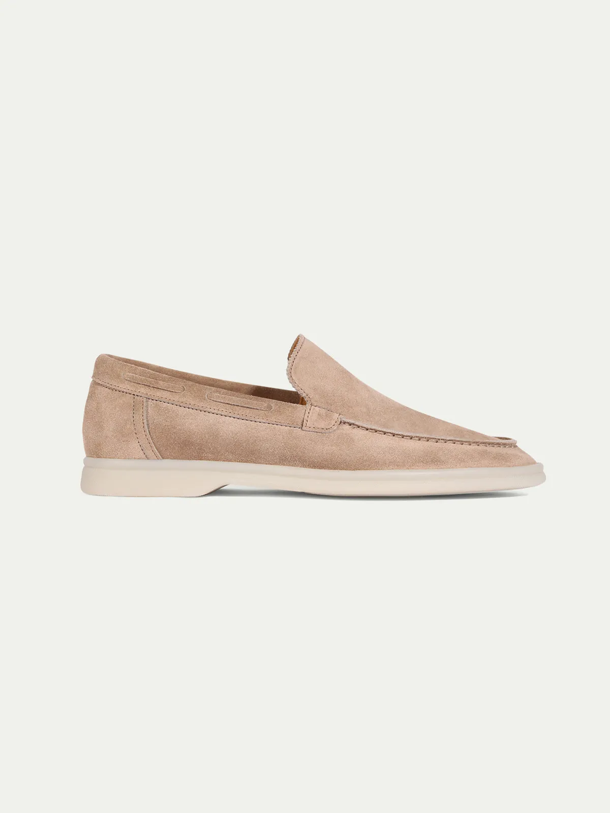 Lady Light Beige Yacht Loafers