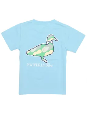 LD GOLF COURSE LOGO SS POWDER BLUE