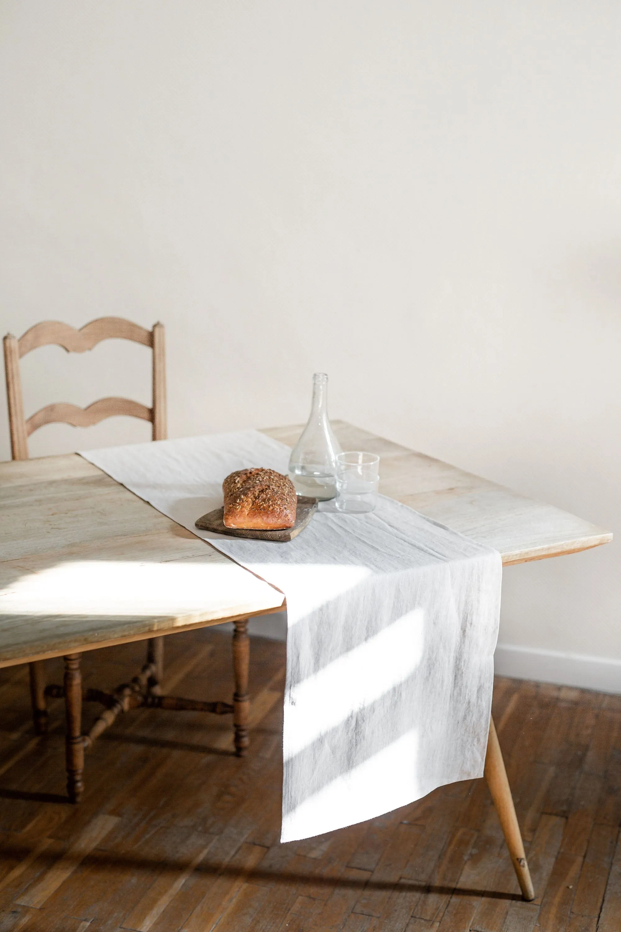 Linen Table Runner | Cream