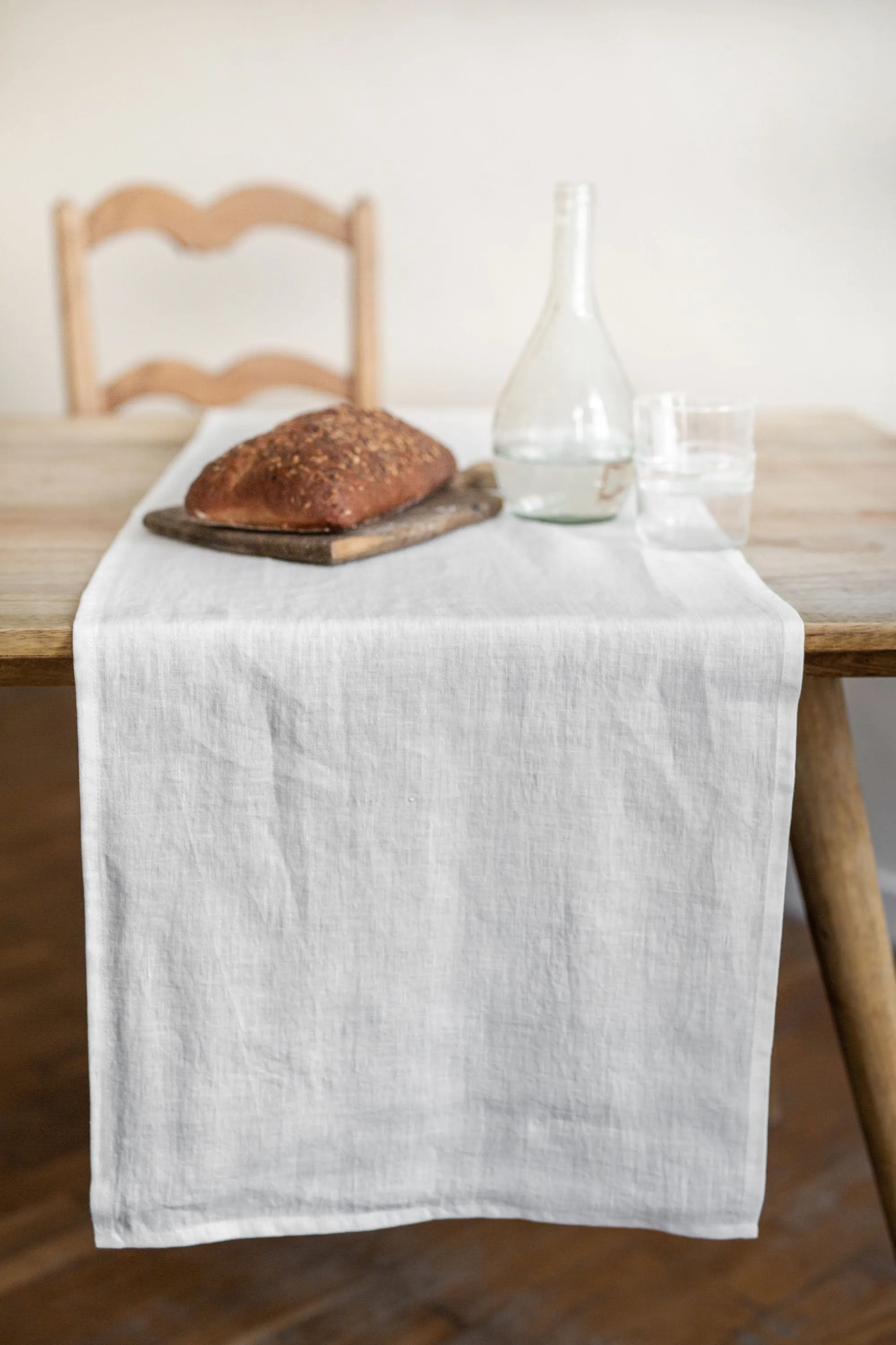 Linen Table Runner | Cream