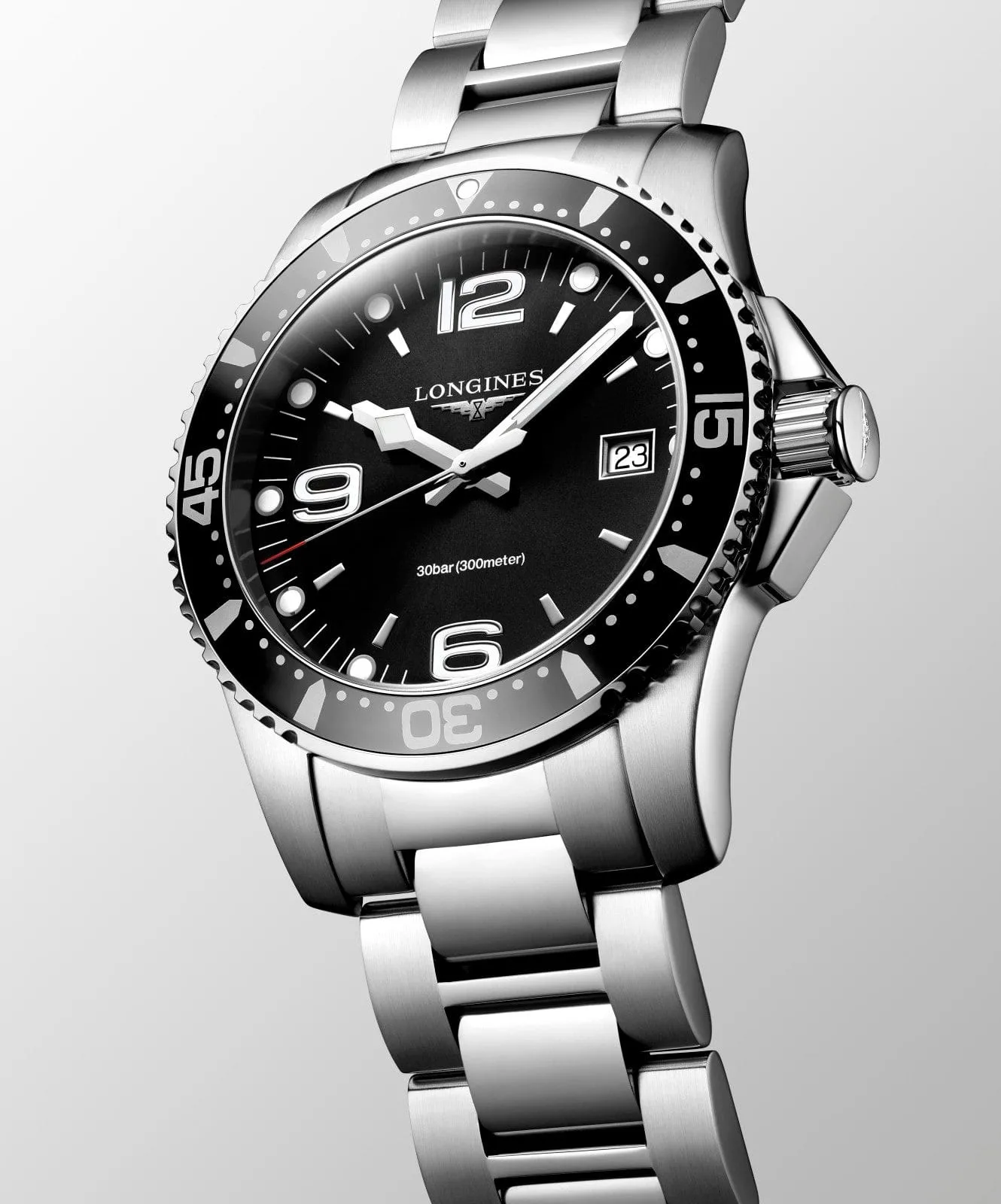 Longines HydroConquest 41mm Stainless Steel Quartz L3.740.4.56.6